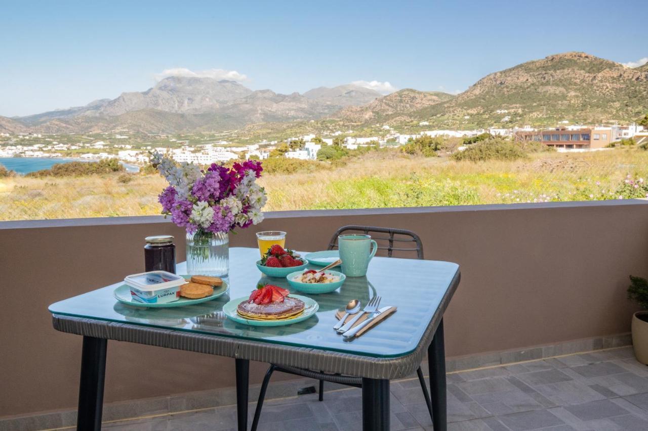 Studio Athena With Panoramic View Of Makrygialos Pilalímata Exterior photo